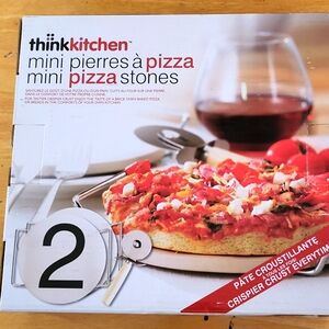 Think Kitchen Mini Pizza Stones Set
